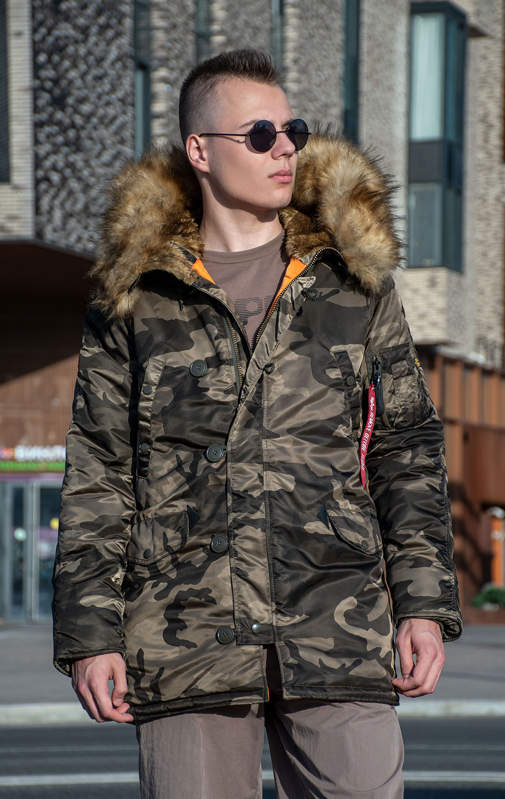 Аляска ALPHA INDUSTRIES VF 59 N-3B olive camo 