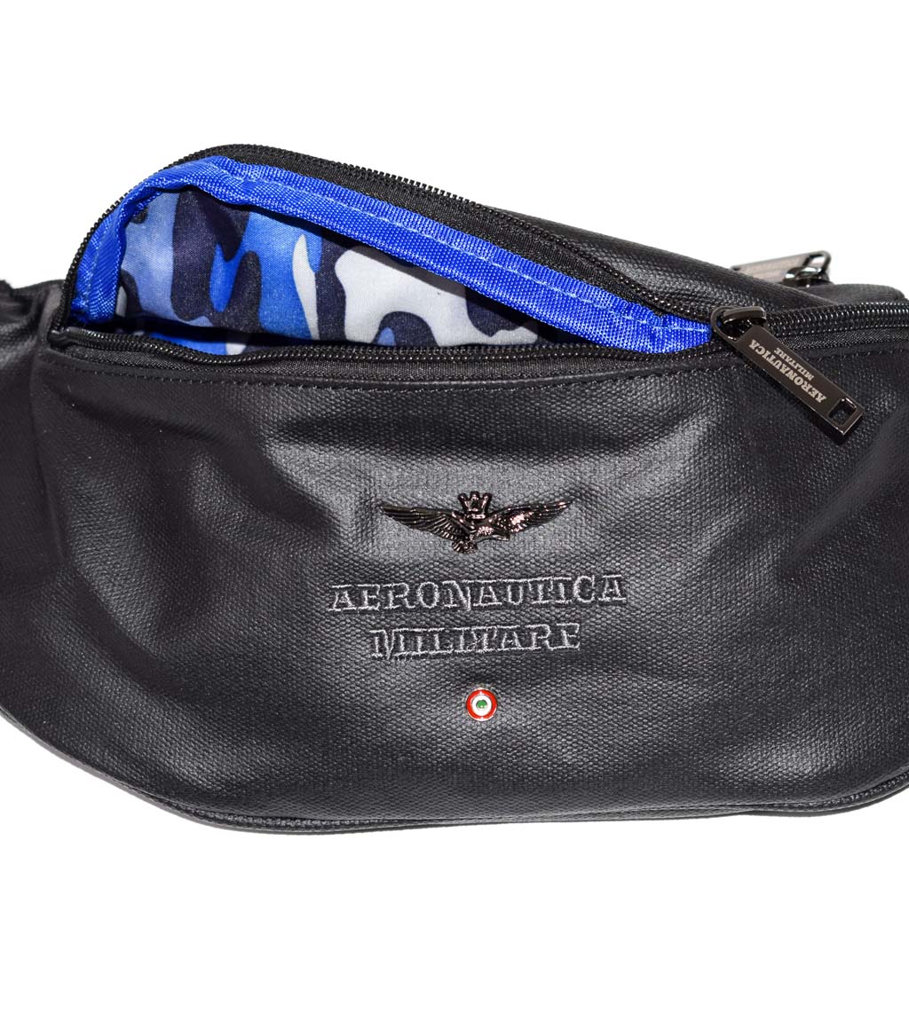 Сумка поясная AERONAUTICA MILITARE BELLY BAG FW 20/21/CN nero (ZBAM 330) 