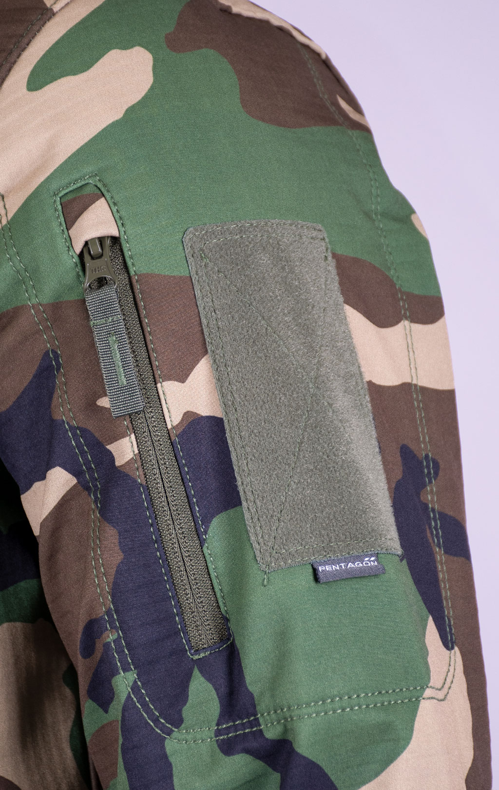 Куртка тактическая softshell Pentagon мембрана ARTAXES Soft Shell camo woodland 08011 