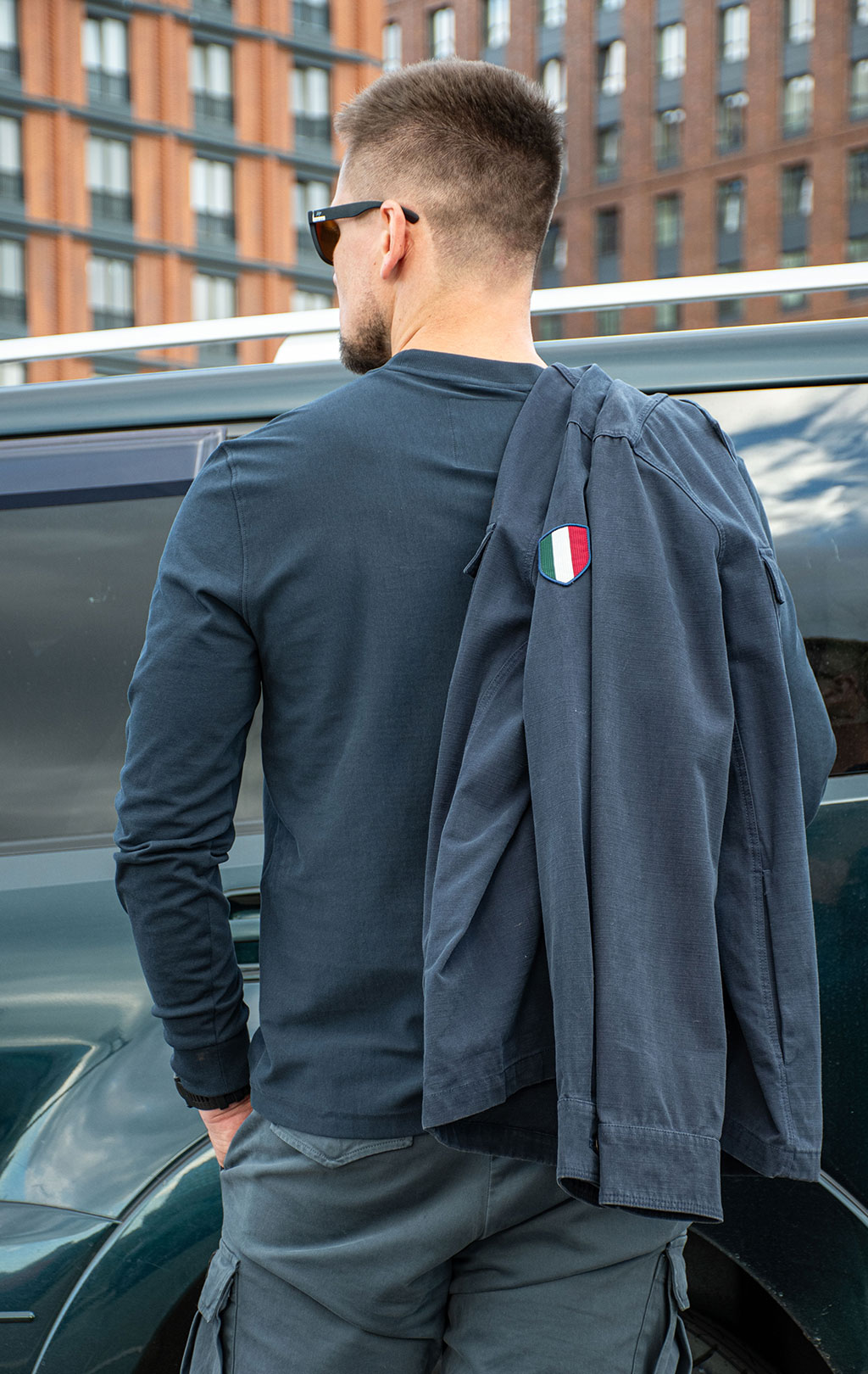 Лонгслив AERONAUTICA MILITARE FW 26/27/TR sky captain (TS 2546) 