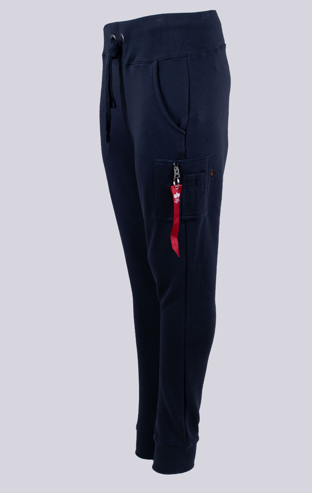 Брюки спортивные джоггеры ALPHA INDUSTRIES X-FIT SLIM CARGO rep. blue 