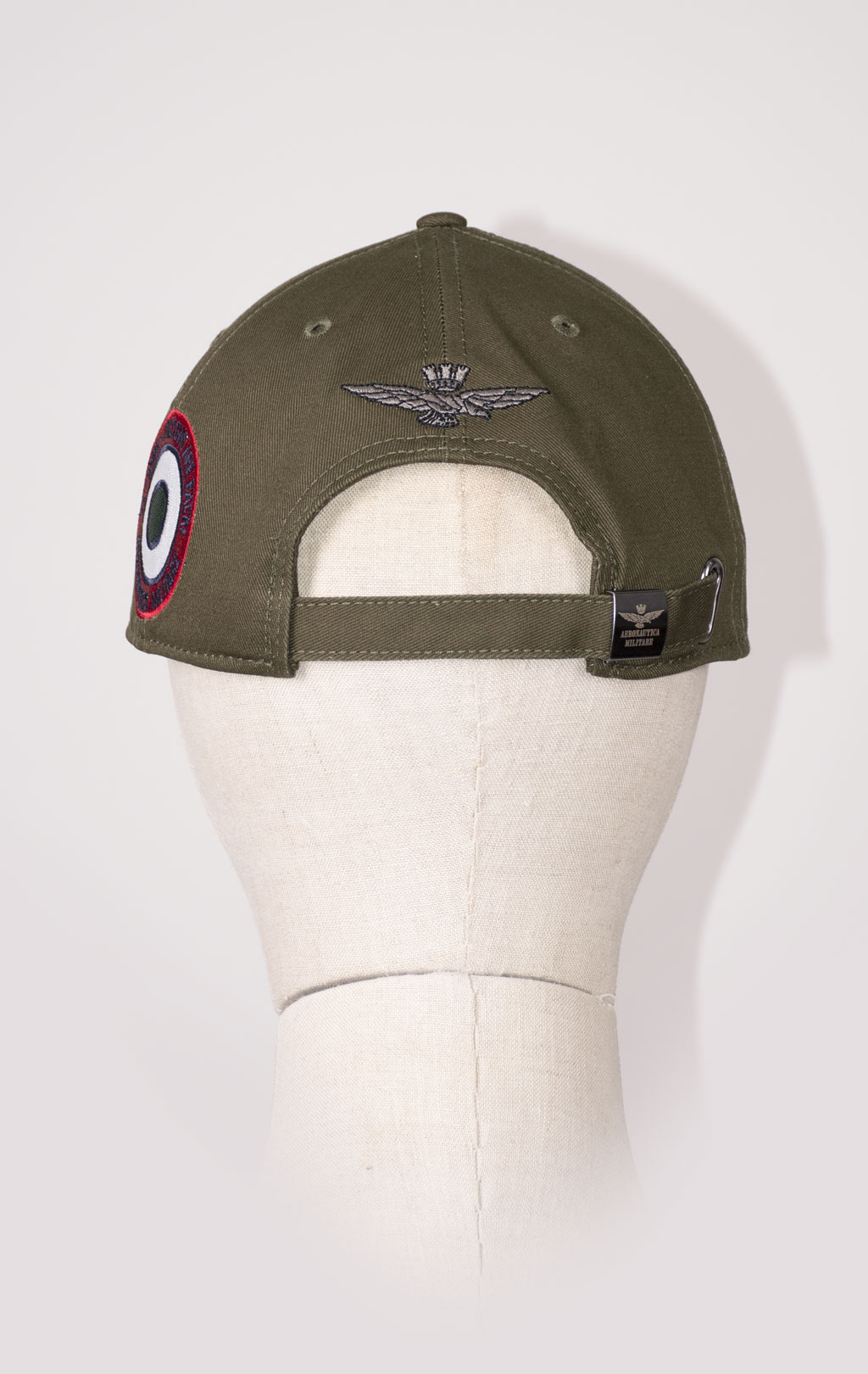 Бейсболка AERONAUTICA MILITARE SS 24/CN verde militare (HA 1115) 