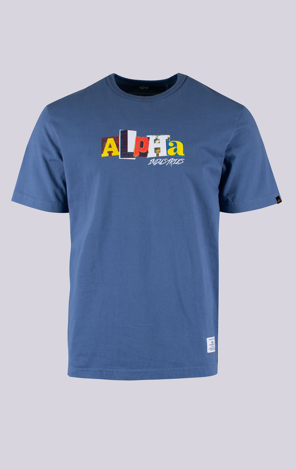 Футболка ALPHA INDUSTRIES ALPHA RANSOM TEE SS 24 copen blue 