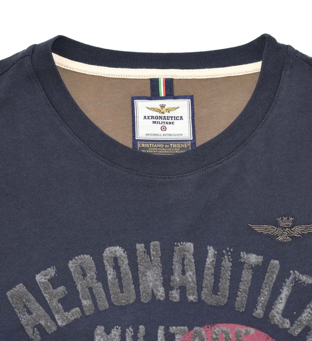 Лонгслив AERONAUTICA MILITARE FW 20/21/TR blue navy (TS 1826) 