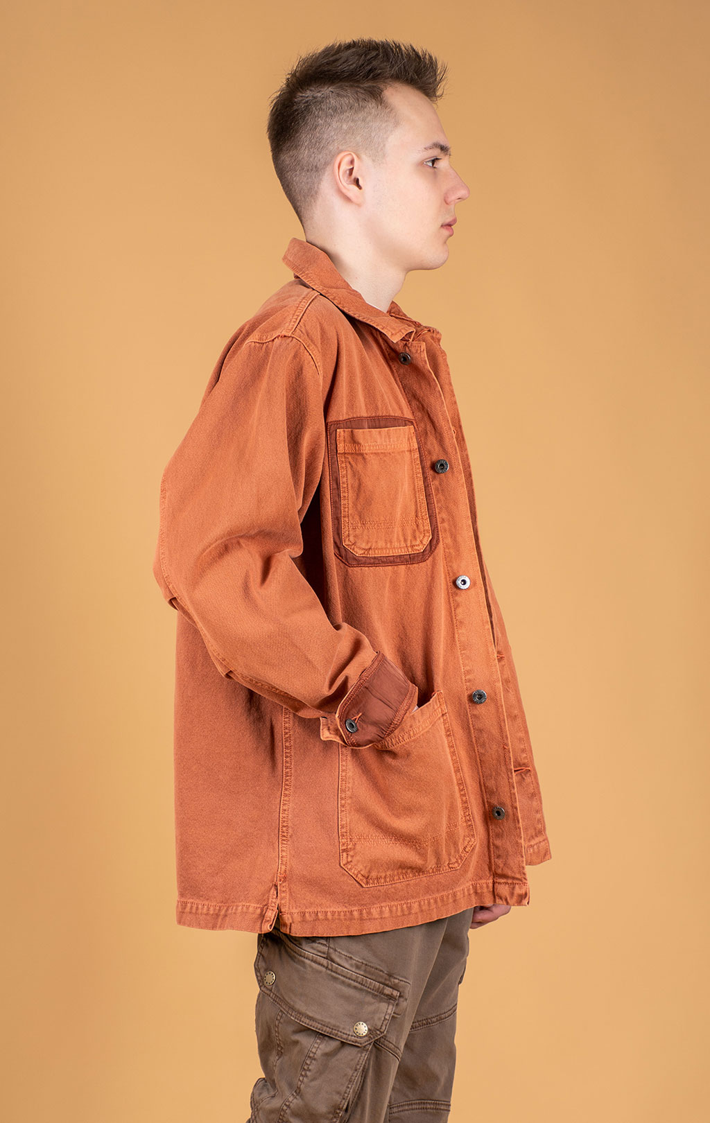 Ветровка ALPHA INDUSTRIES CTN CHORE COAT SS 25 m muted saffron 