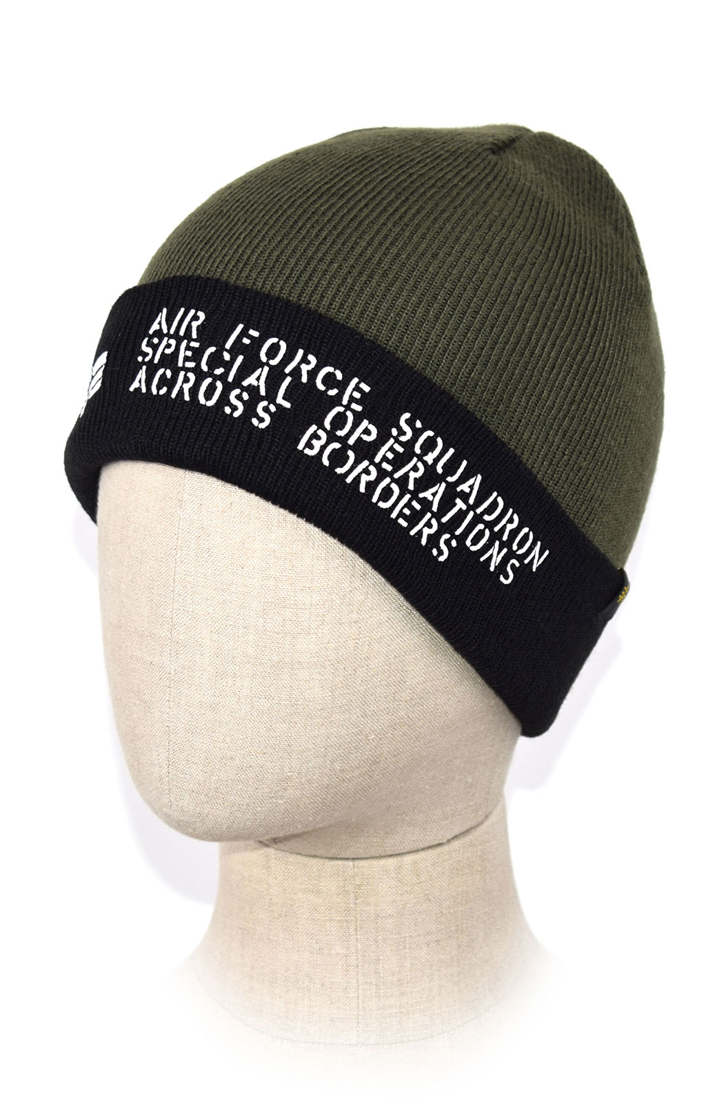 Шапка ALPHA INDUSTRIES AIR FORCE BEANIE dark green 