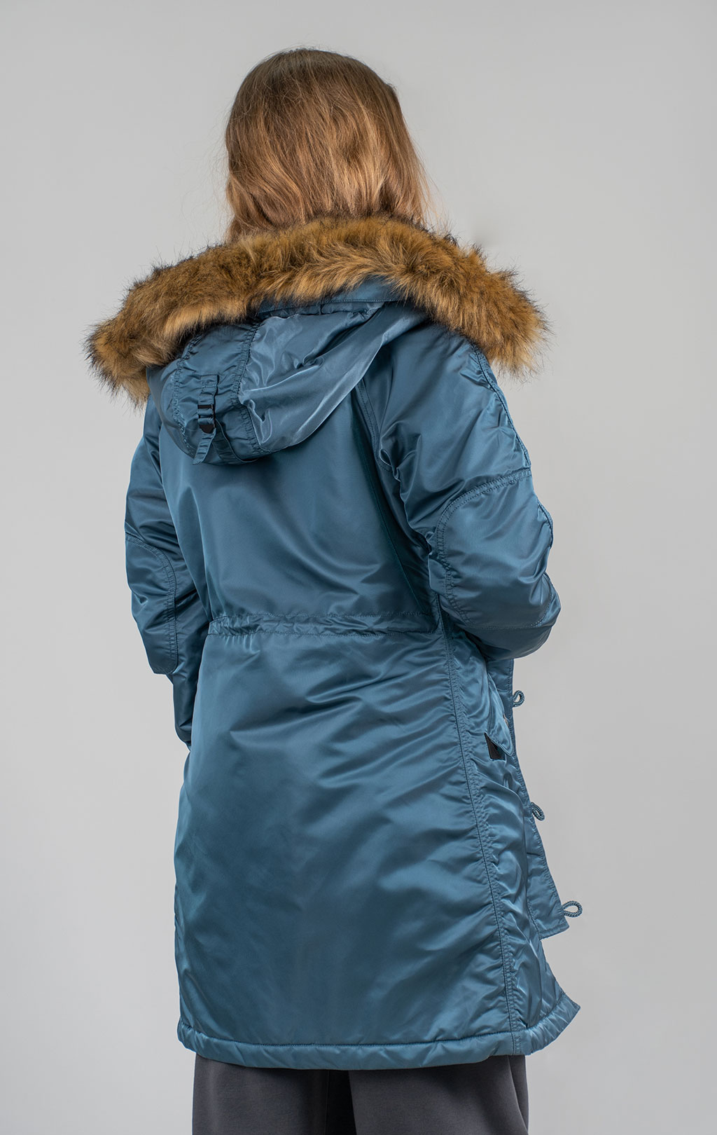 Женская аляска ALPHA INDUSTRIES ELYSE original fit air force blue 