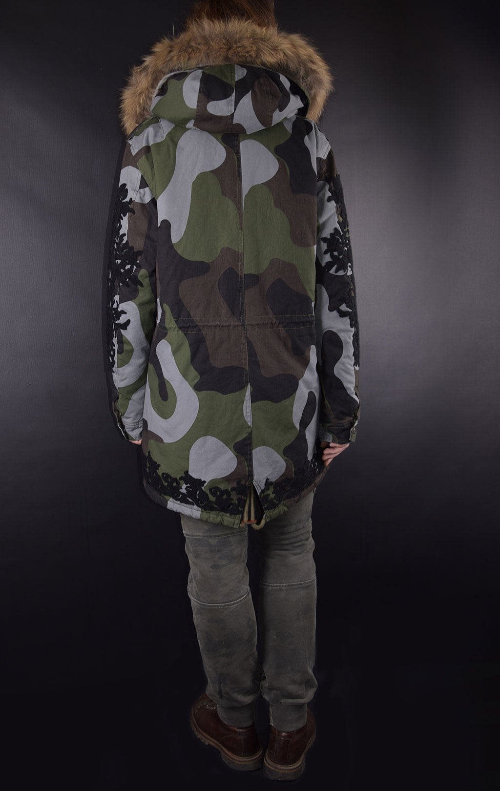 Женская куртка-парка CANADIAN BERNIERES CANVAS COTTON bosco green 