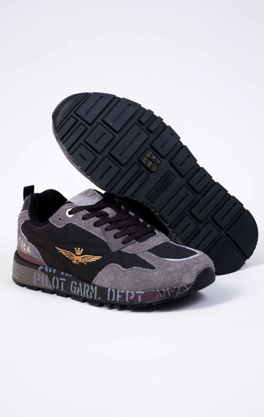 Кроссовки AERONAUTICA MILITARE (SC 0276) FW 25/26/CN jet black 