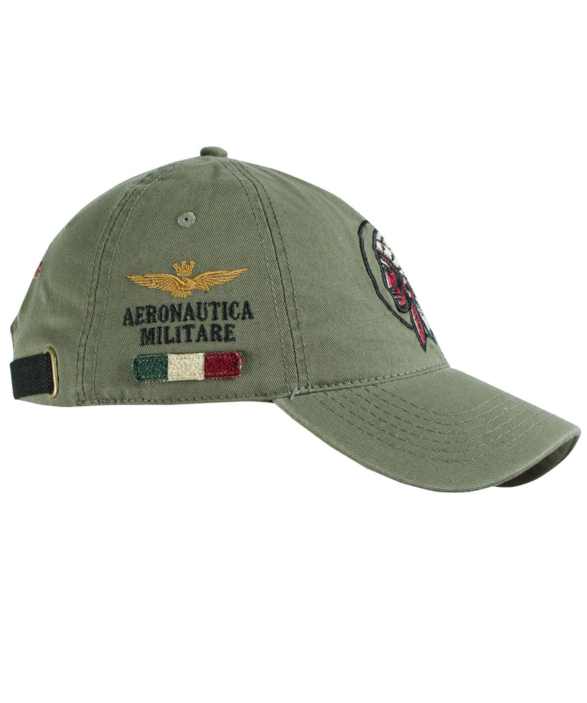 Бейсболка AERONAUTICA MILITARE verde militare (HA 937) 