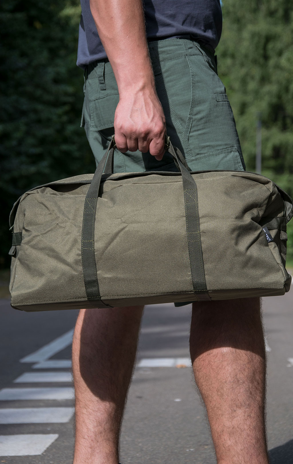 Сумка вещевая Mil-Tec Einsatztasche large 53x15x23 olive 