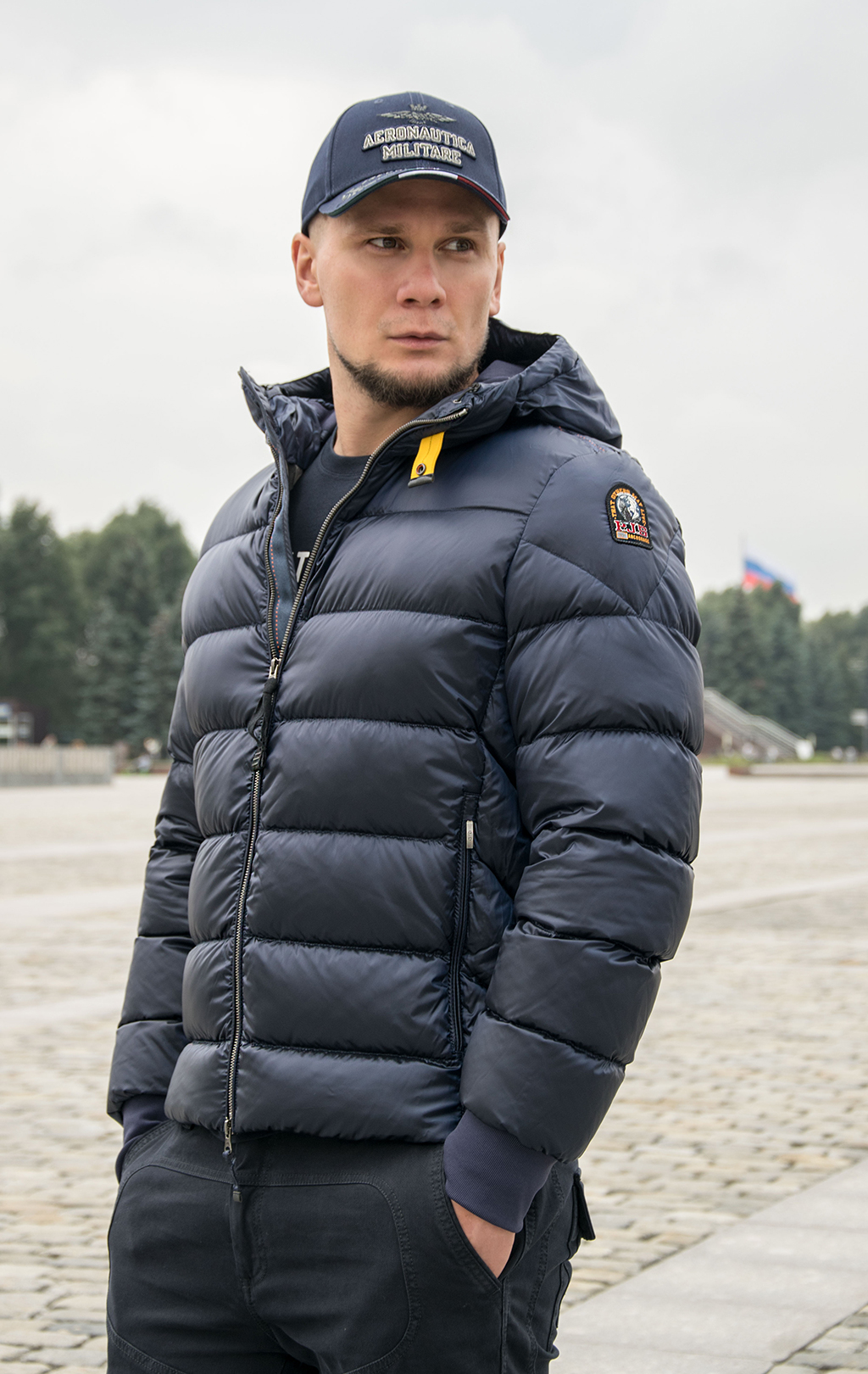 Куртка-пуховик PARAJUMPERS PHARRELL FW 21/22 navy 