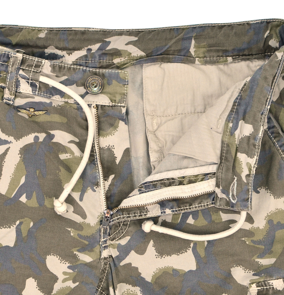 Брюки-карго AERONAUTICA MILITARE camouflage (PA 1300) 