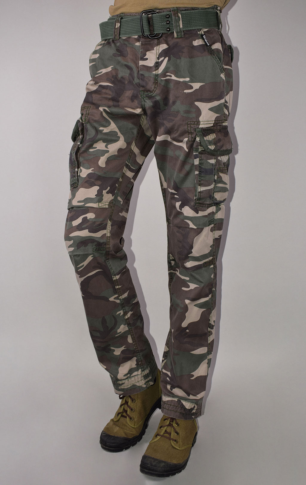 Брюки-карго Surplus PREMIUM SLIMMY camo woodland 