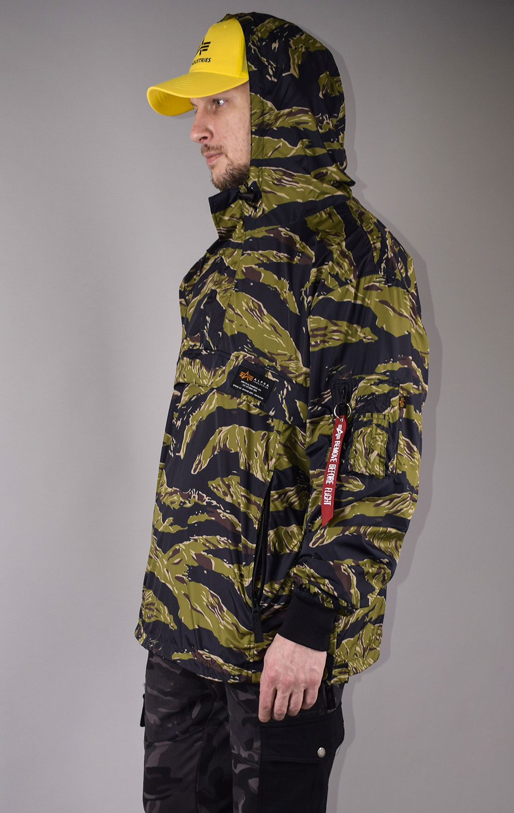 Анорак ALPHA INDUSTRIES GLIDER ANORAK tiger camo 