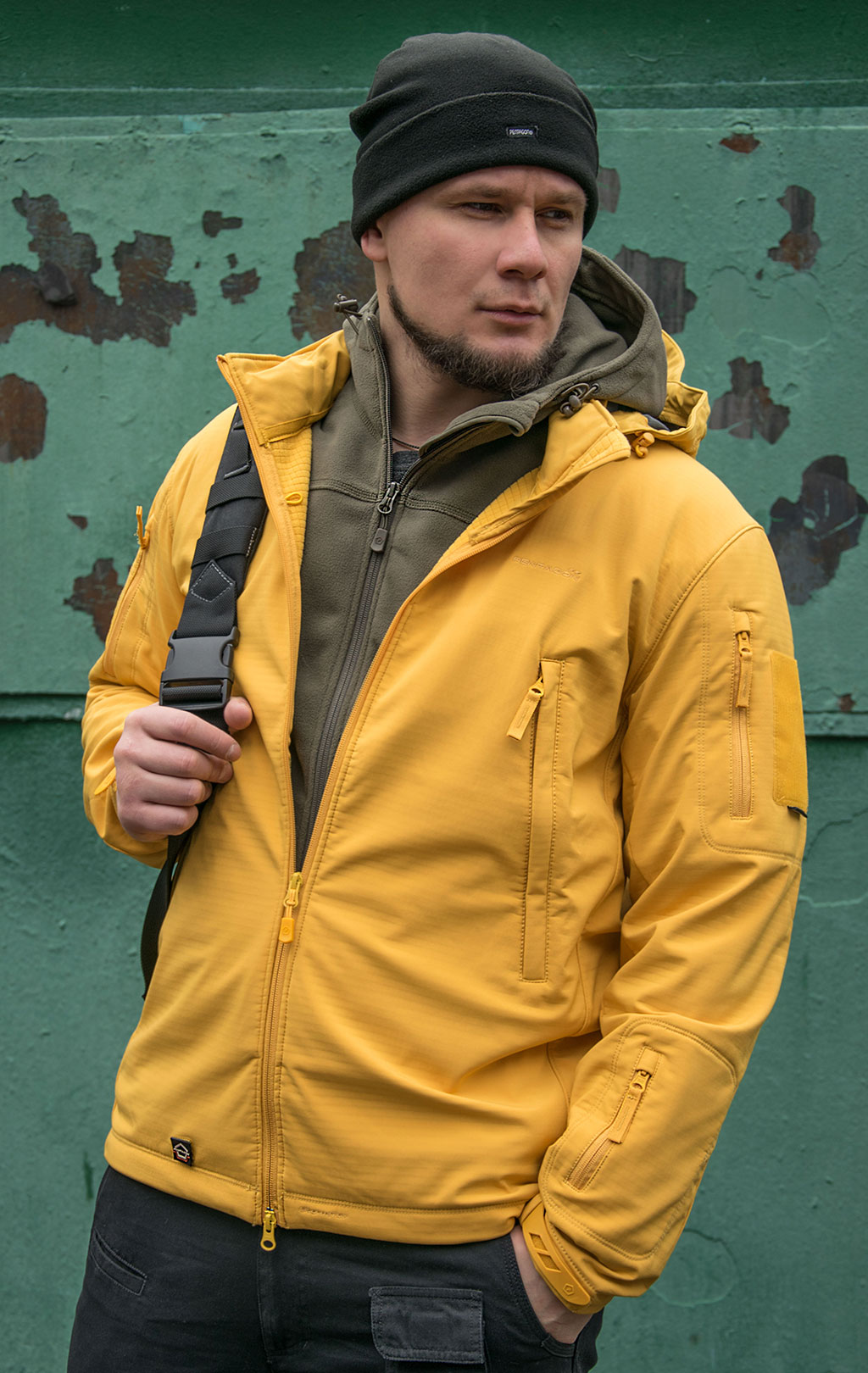 Куртка тактическая softshell Pentagon мембрана ARTAXES Soft Shell yellow tuscan-70 08011 