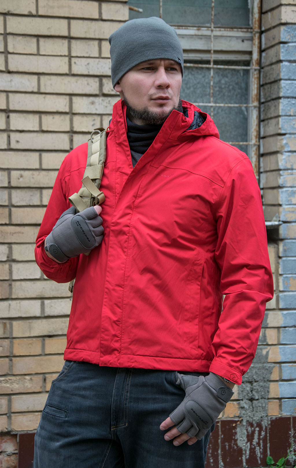 Куртка дождевая Pentagon ATLANTIC PLUS RAIN red 07011 