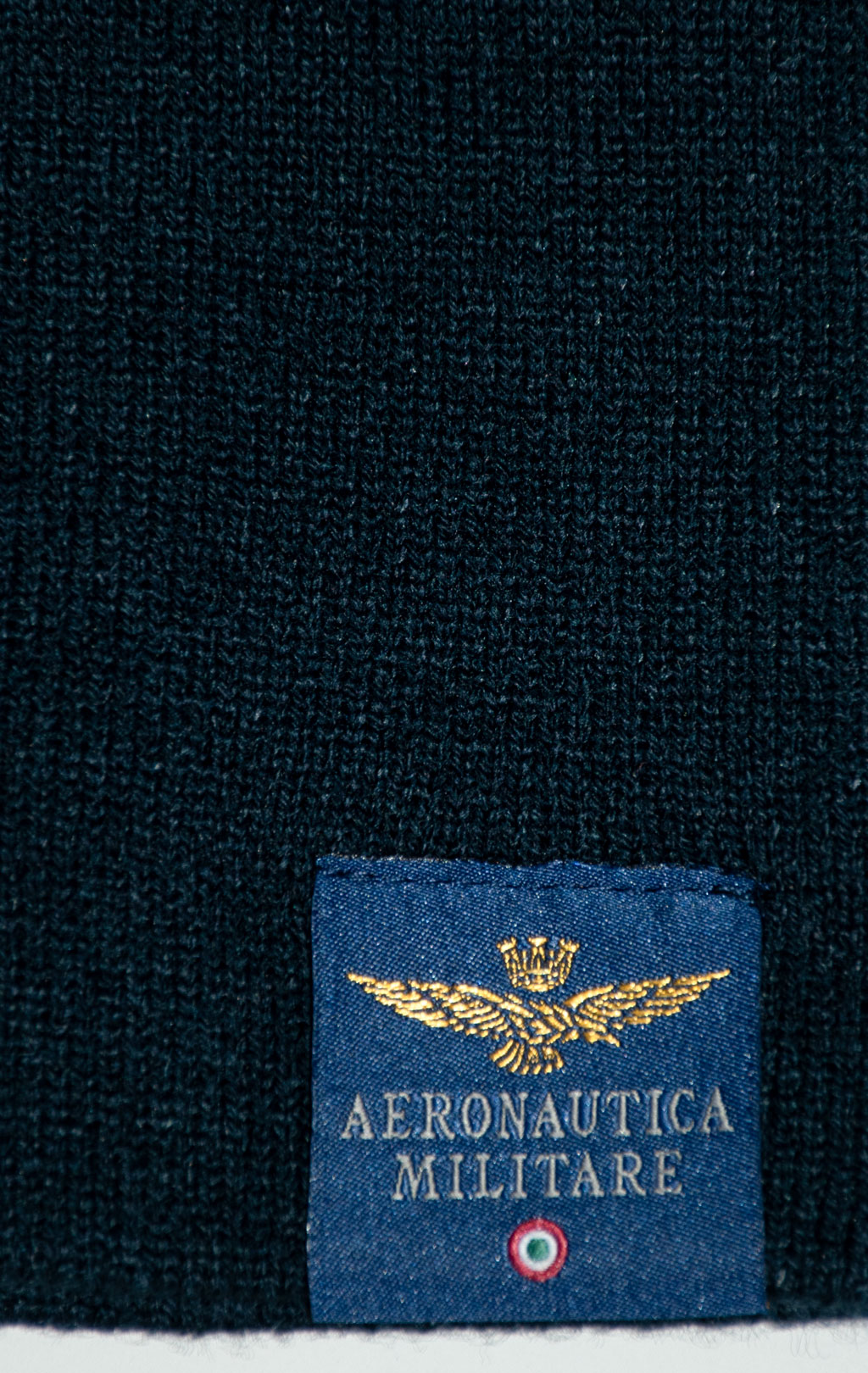 Шапка вязаная AERONAUTICA MILITARE FW 25/26/CN blue navy (CU 0036) 