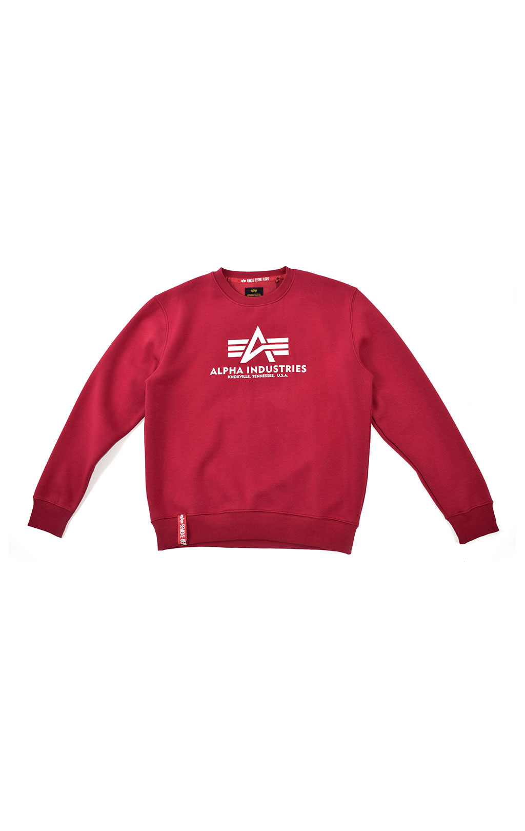 Свитшот ALPHA INDUSTRIES BASIC SWEATER rbf red 