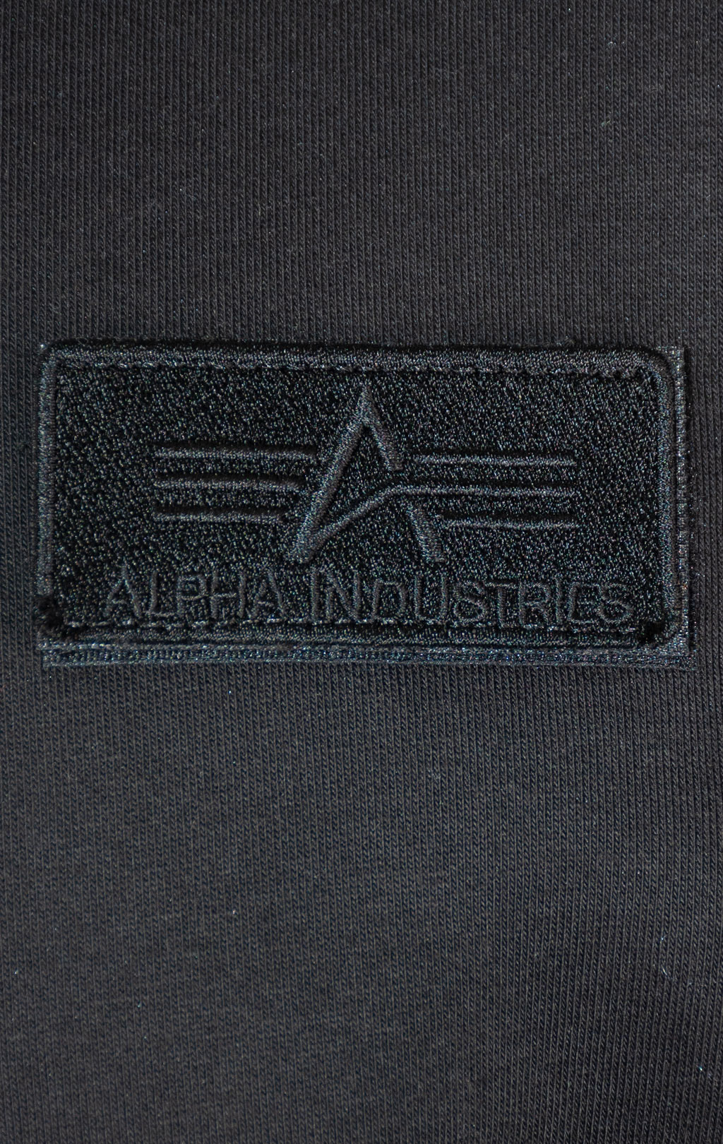 Толстовка ALPHA INDUSTRIES RED STRIPE HOODY black 