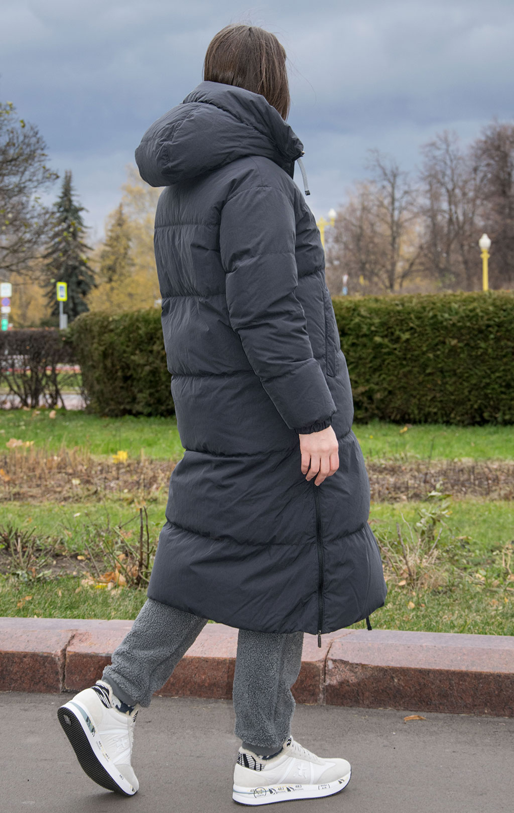 Женское пальто пуховое PARAJUMPERS SLEEPING BAG двустороннее FW 21/22 pencil atmosphere 