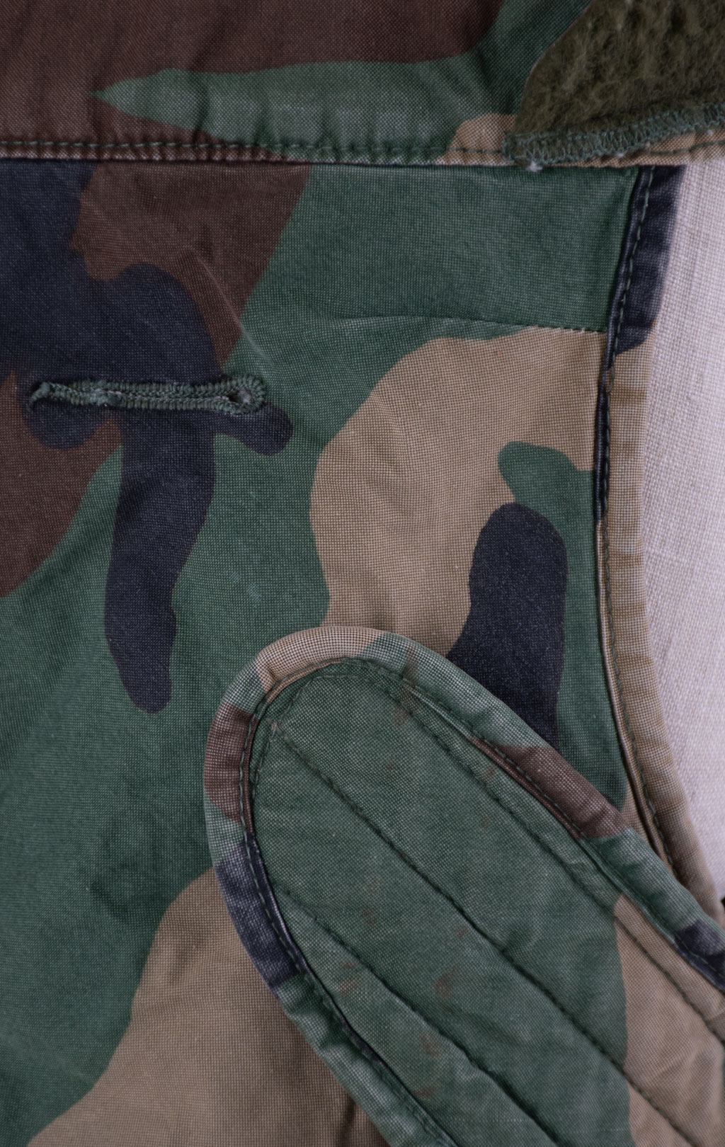 Шапка- шлем зимний camo woodland б/у США