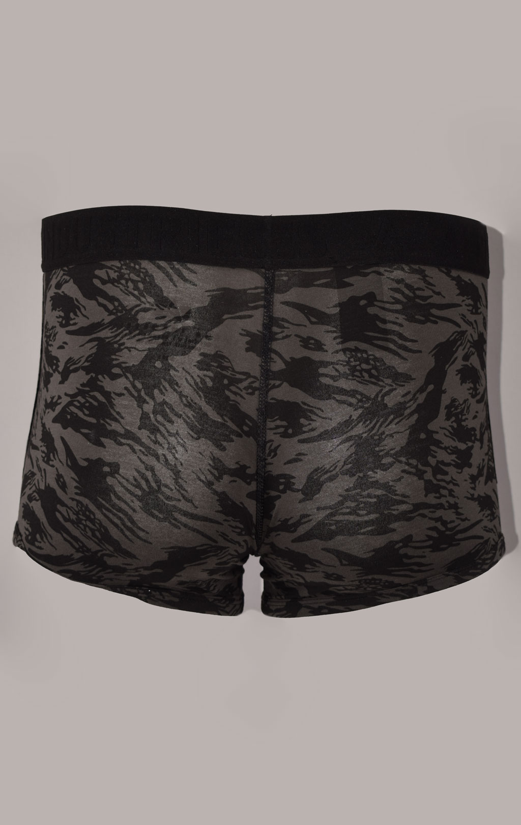 Трусы ALPHA INDUSTRIES GRAPHIC AOP UNDERWEAR (упаковка 2 шт.) black/greyblack 