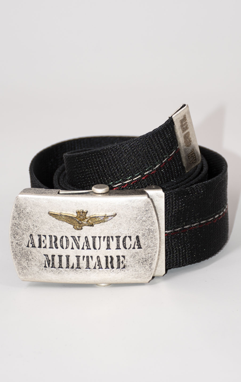 Ремень тканевый AERONAUTICA MILITARE SS 24/IT jet black (CI 304) 