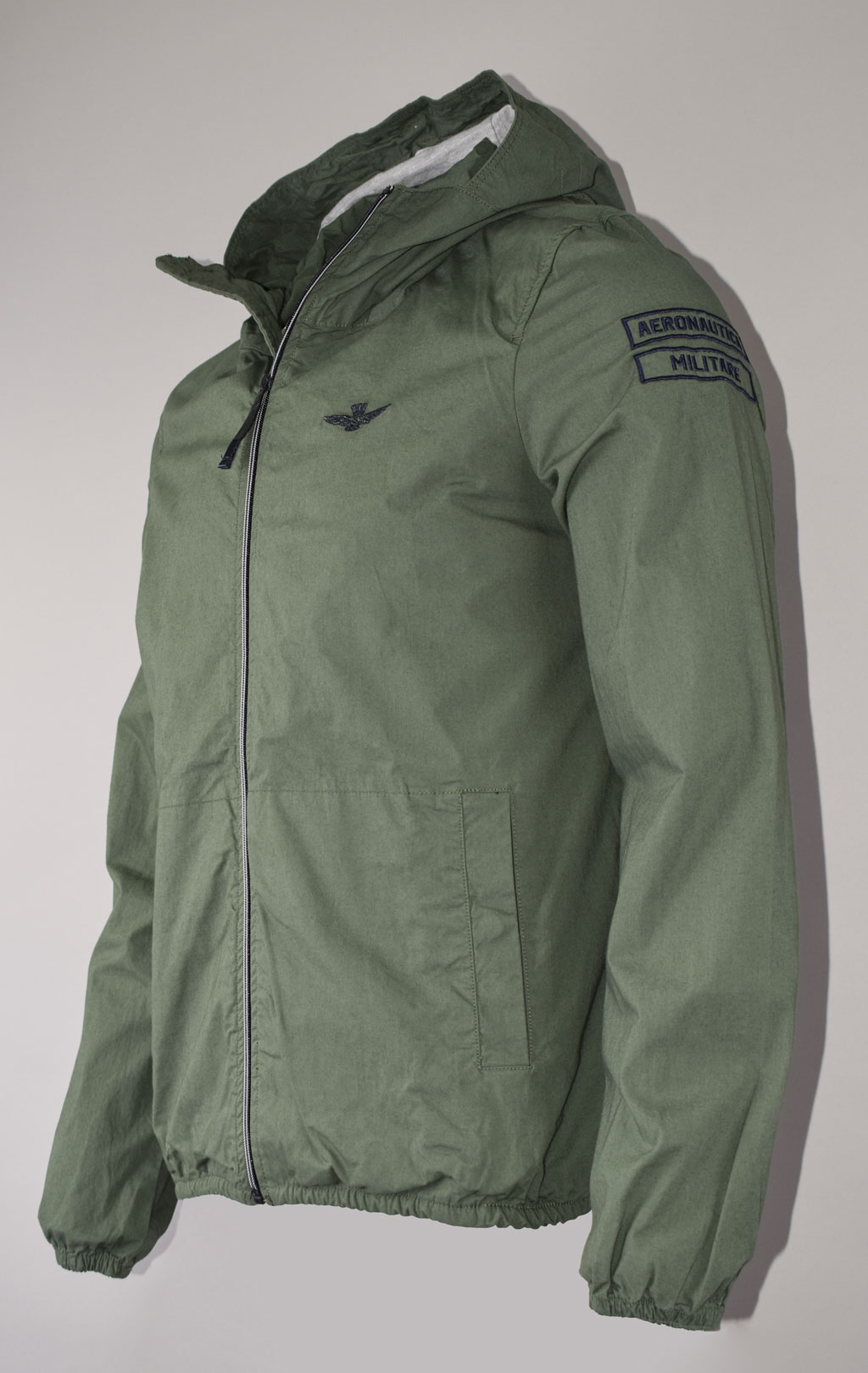 Ветровка AERONAUTICA MILITARE SS 23 m/TR verde militare (AB 2054) 