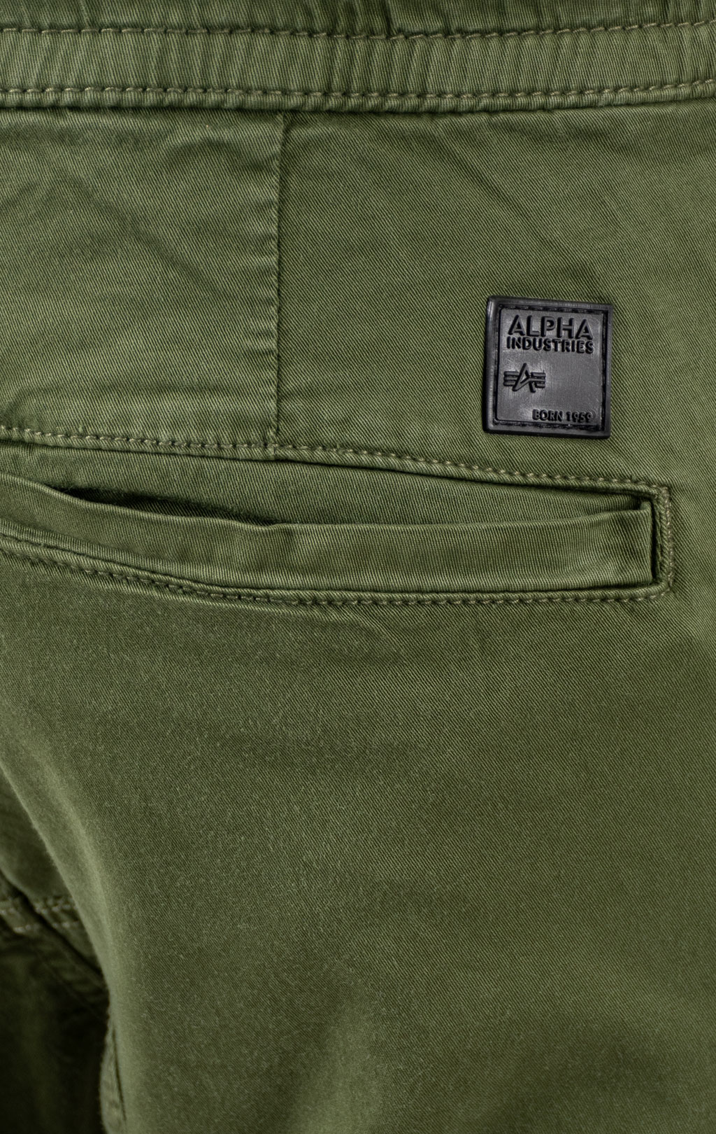 Брюки джоггеры ALPHA INDUSTRIES COTTON TWILL  JOGGER dark olive 