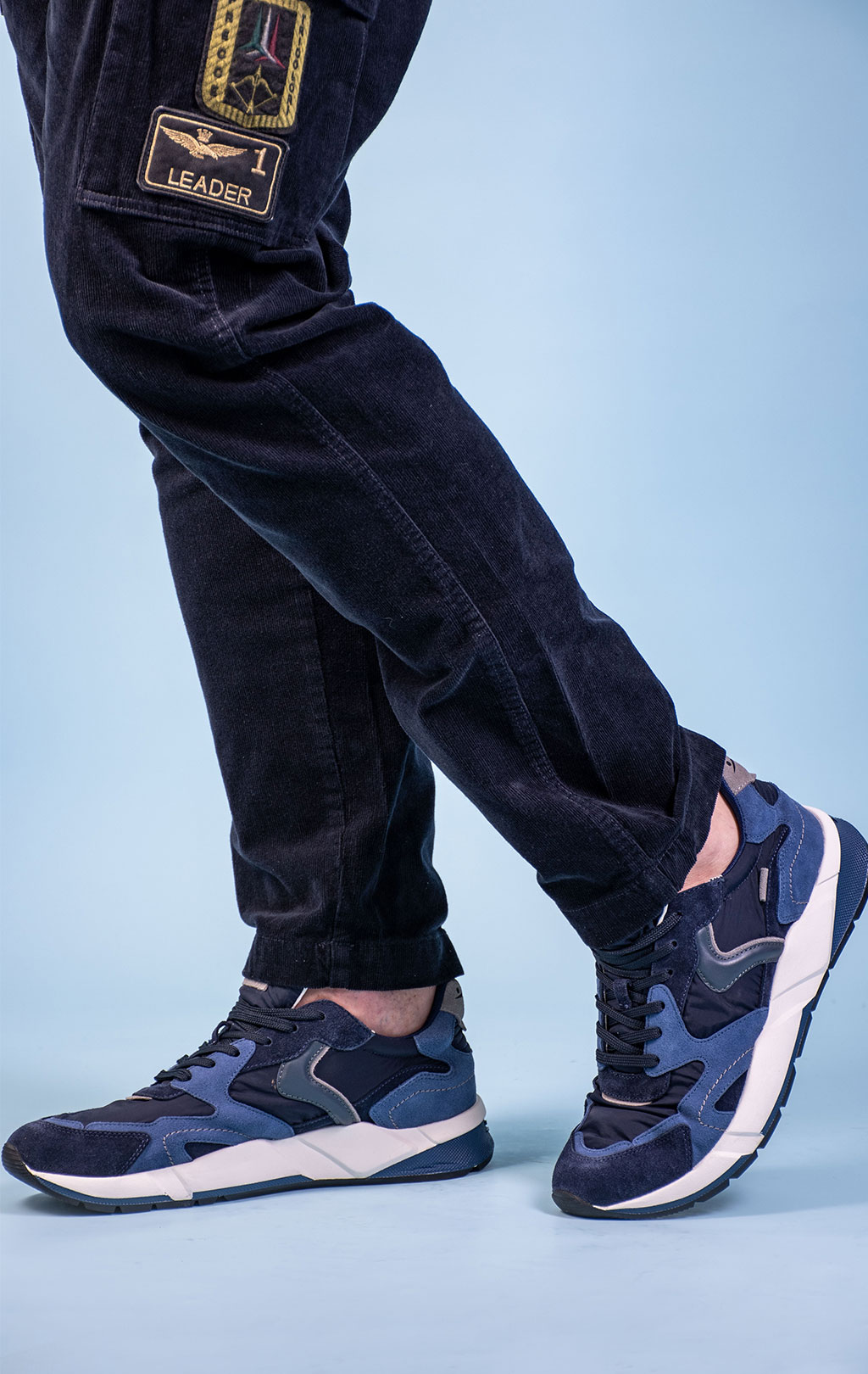Кроссовки VOILE BLANCHE CLUB19 FW 25/26 navy/azure/grey 2018288 