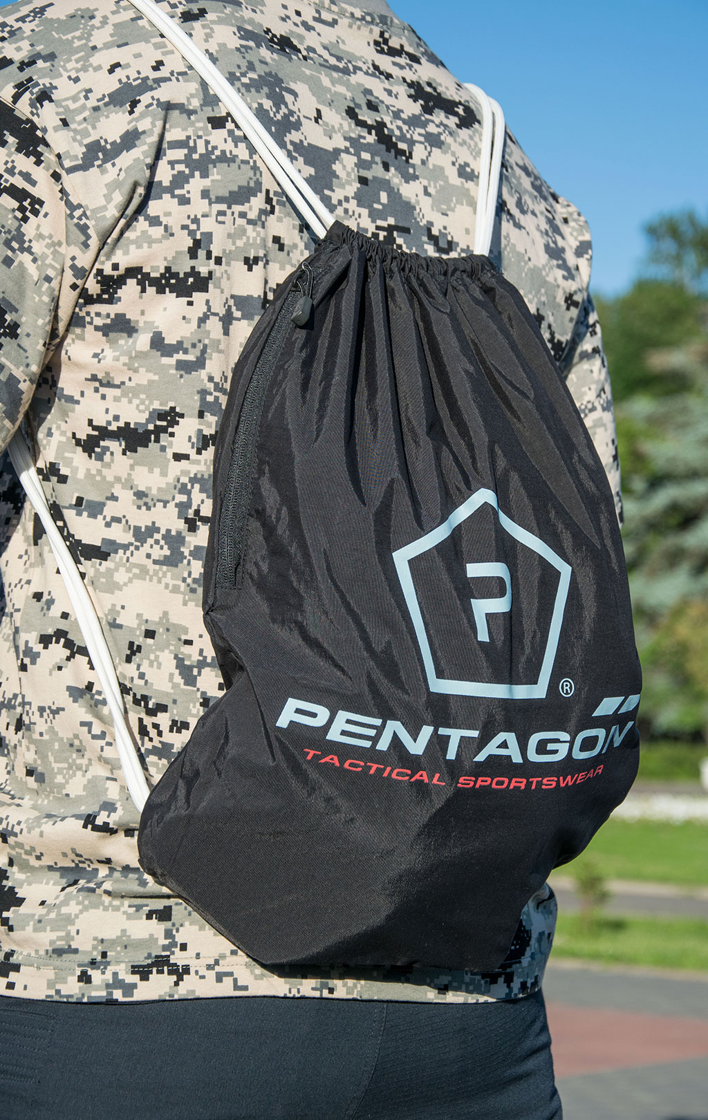Мешок для обуви Pentagon MOHO GYM BAG black 16077 