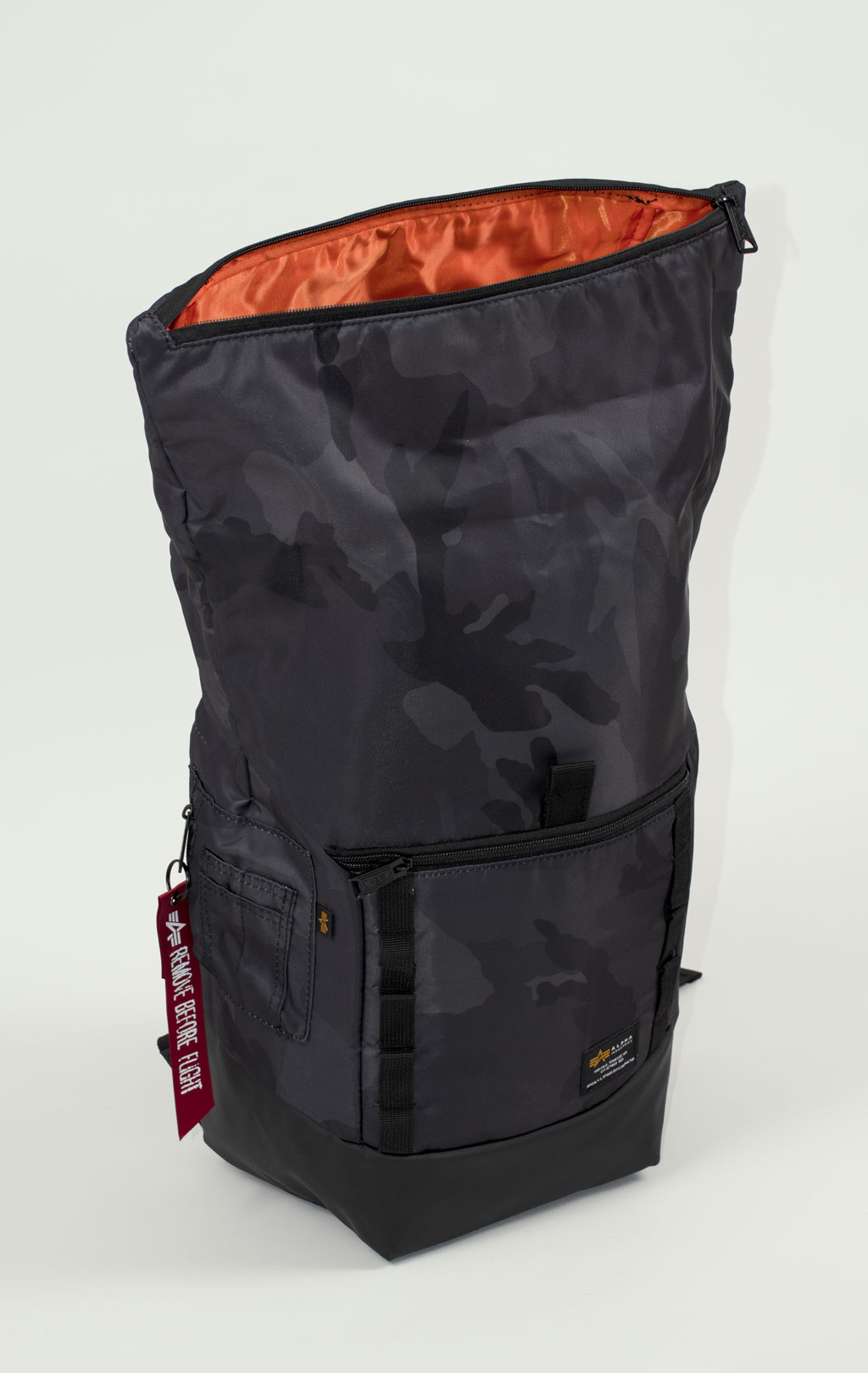 Рюкзак ALPHA INDUSTRIES CREW RT BAG CAMO black camo 