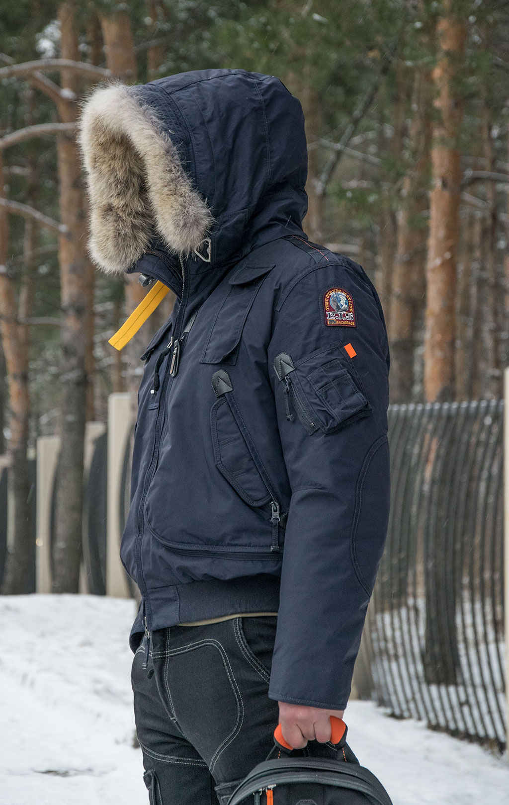 Аляска-пуховик PARAJUMPERS GOBI navy 