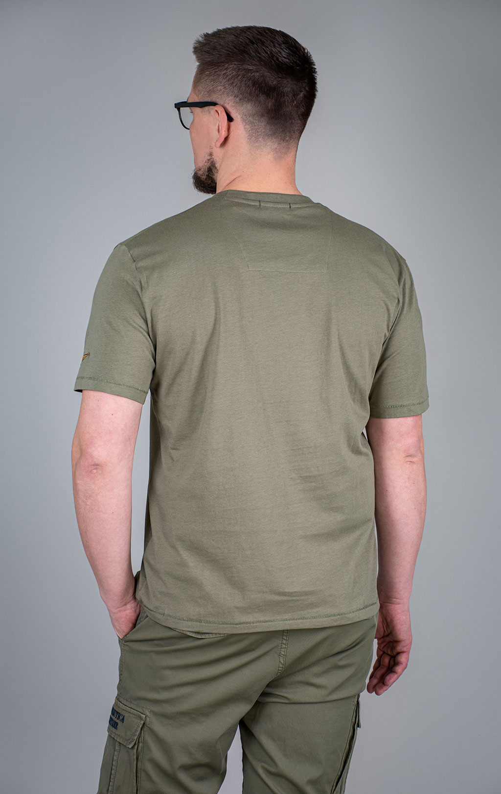 Футболка AERONAUTICA MILITARE big size SS 26/BD lichen green (TS 2538) 