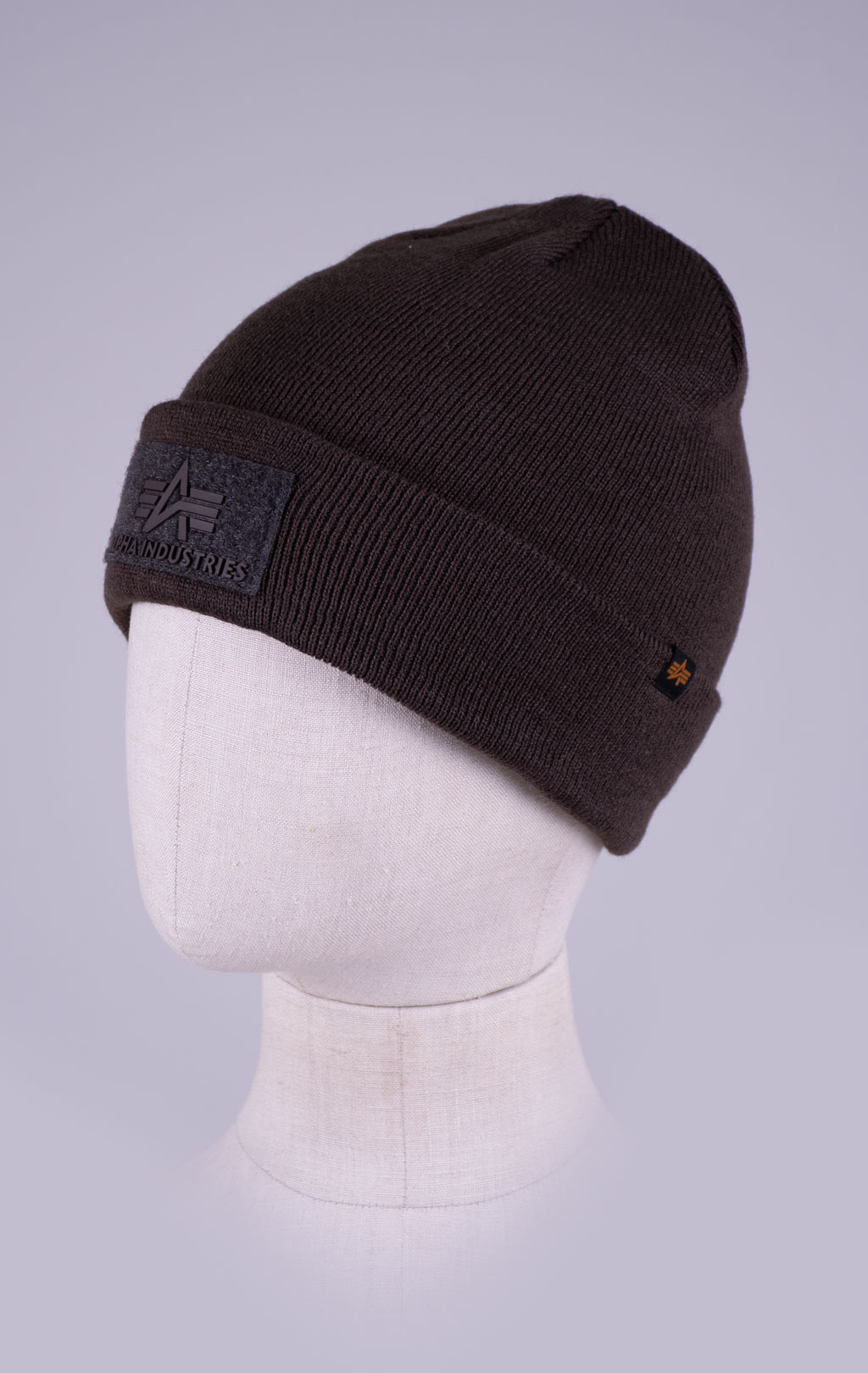 Шапка ALPHA INDUSTRIES VLC BEANIE hunter brown 