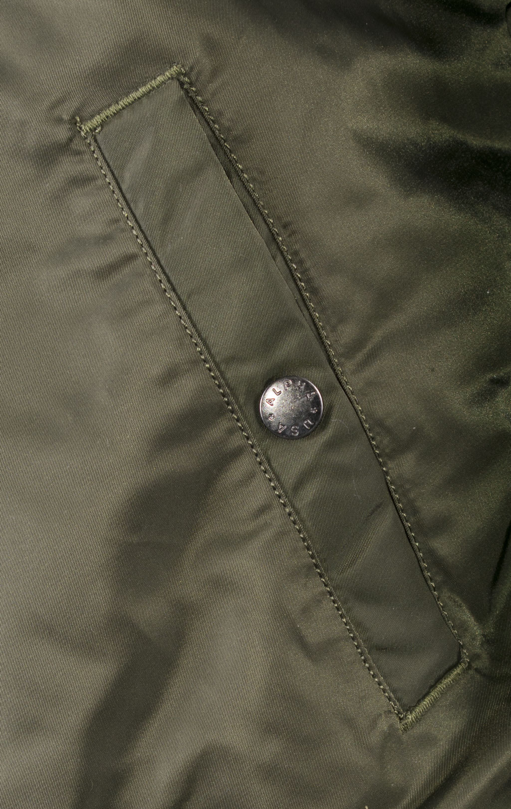 Куртка-бомбер лётная ALPHA INDUSTRIES D-Tec MA-1 dark green 