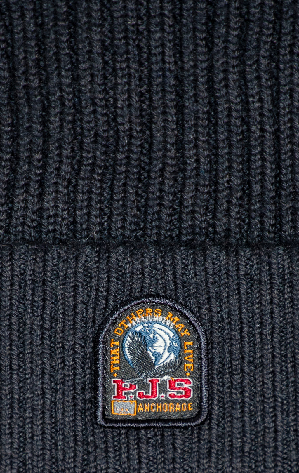 Шапка вязаная PARAJUMPERS RIB HAT FW 25/26 phantom 