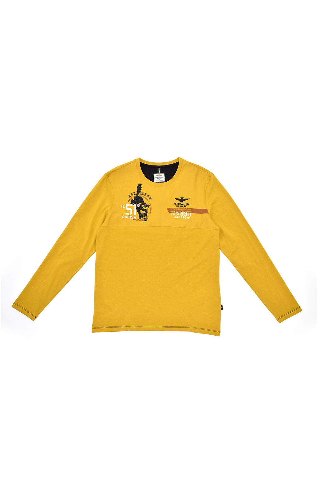 Лонгслив AERONAUTICA MILITARE FW 20/21/TR giallo (TS 1825) 