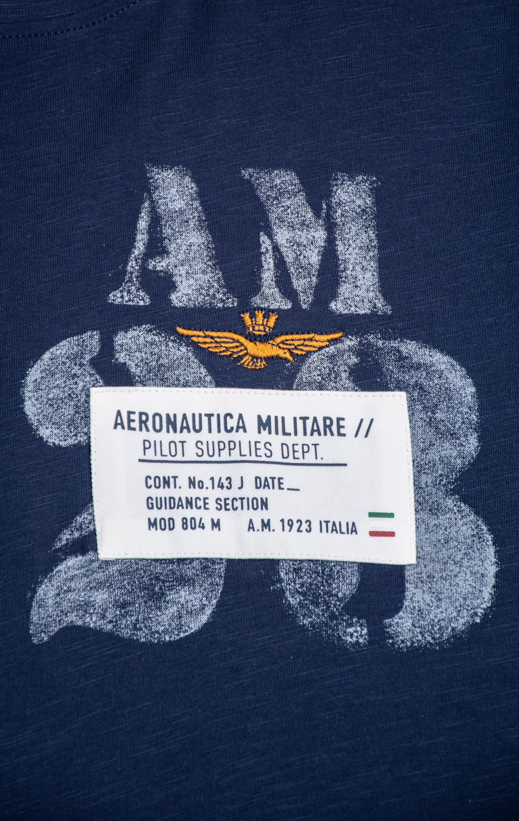 Футболка AERONAUTICA MILITARE big size SS 26/BD blue navy (TS 2524) 