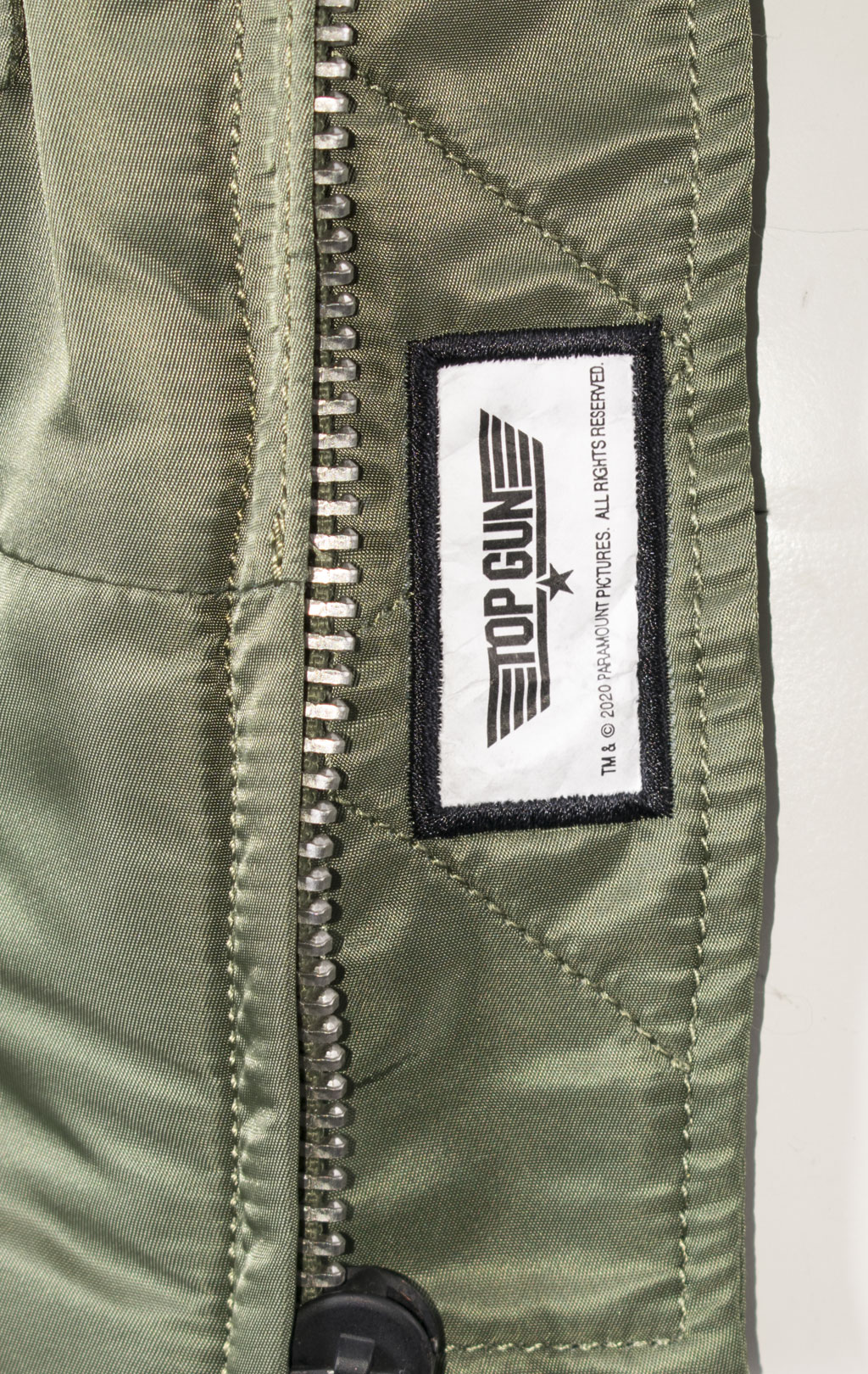 Куртка летная ALPHA INDUSTRIES TOP GUN CWU 45 sage green 