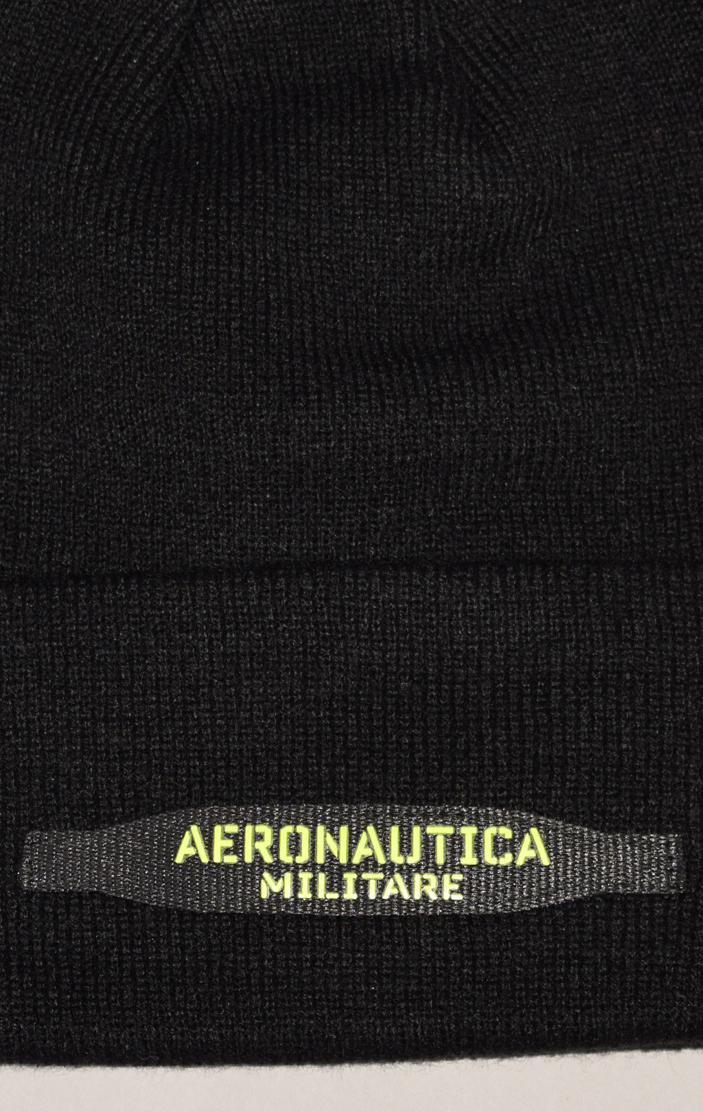 Шапка вязаная AERONAUTICA MILITARE FW 22/23/CN jet black (CU 044) 