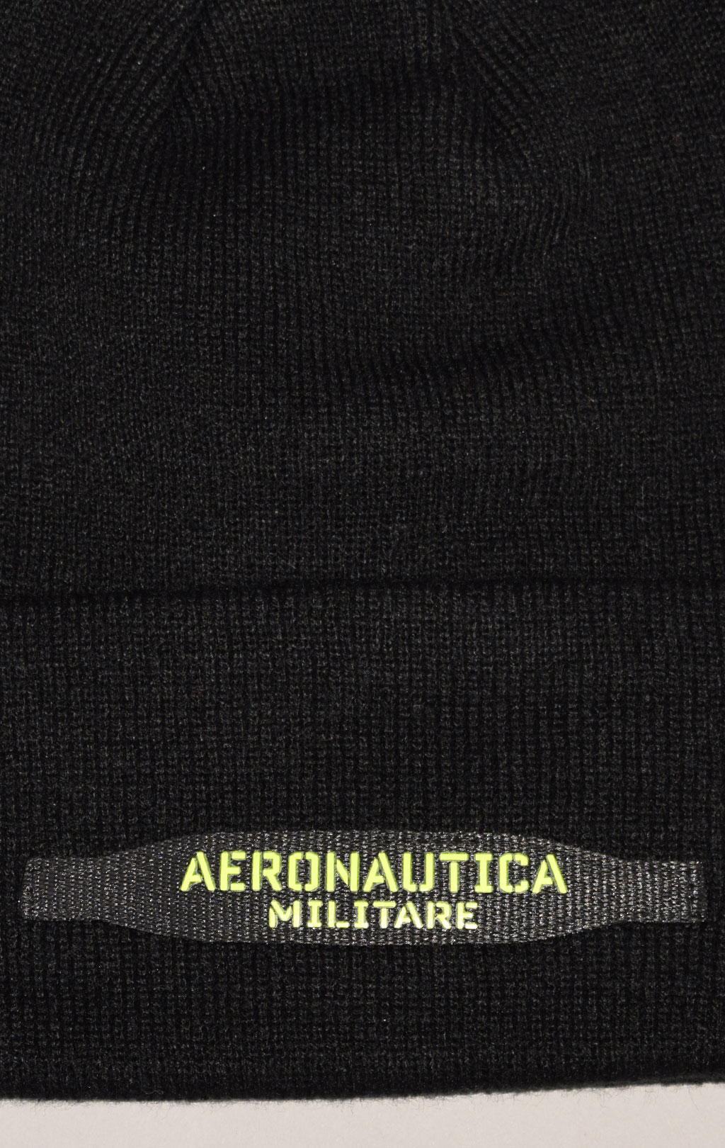 Шапка вязаная AERONAUTICA MILITARE FW 22/23/CN jet black (CU 044)