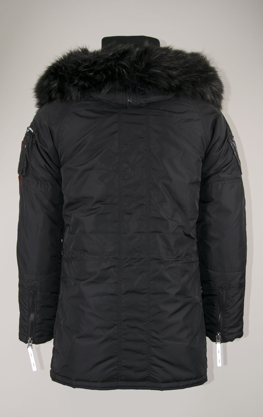 Аляска ALPHA INDUSTRIES PPS big size N-3B black/reflective 