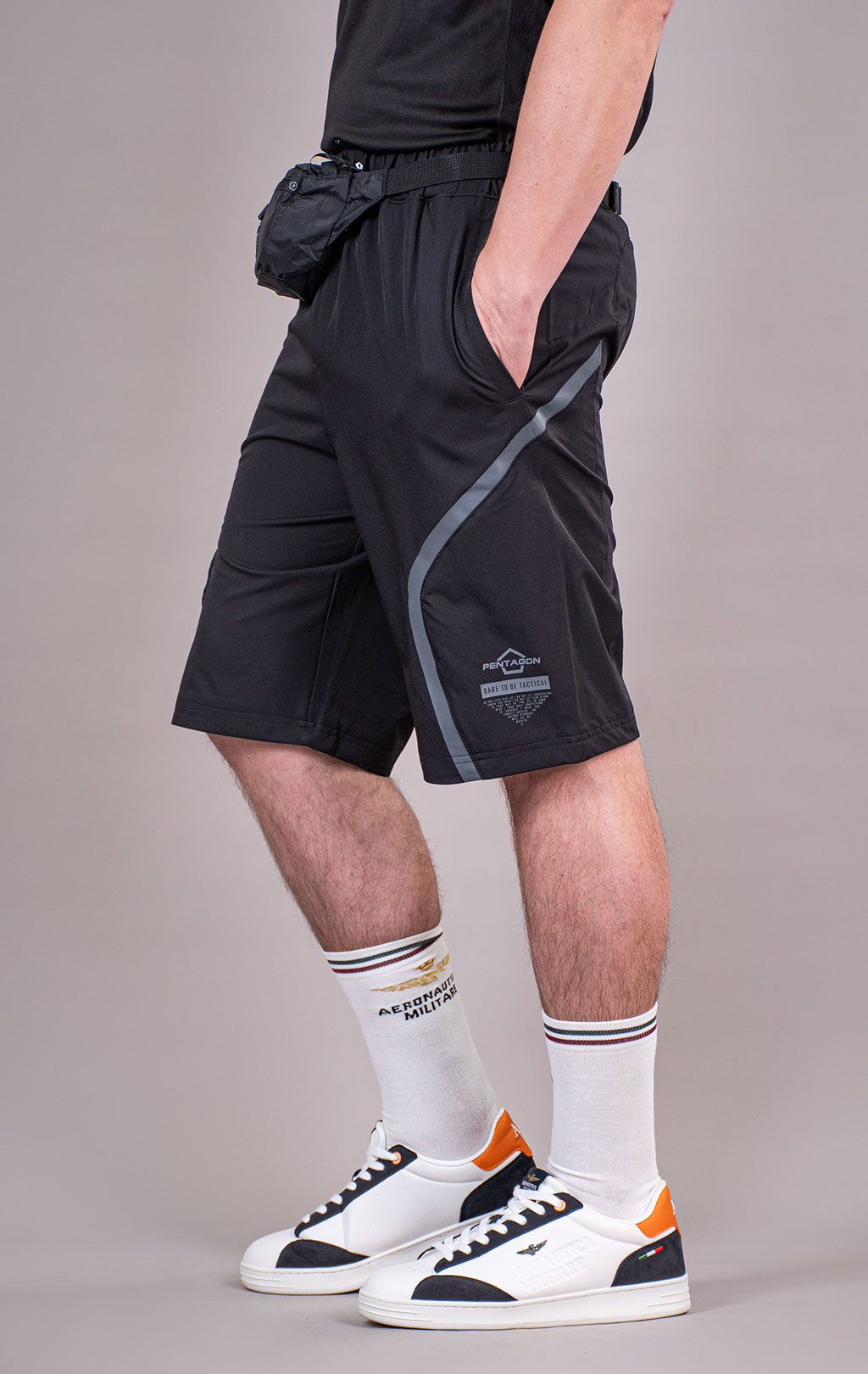Шорты спортивные Pentagon DRACO полиэстер90%/эластейн10% stretch black 05051 