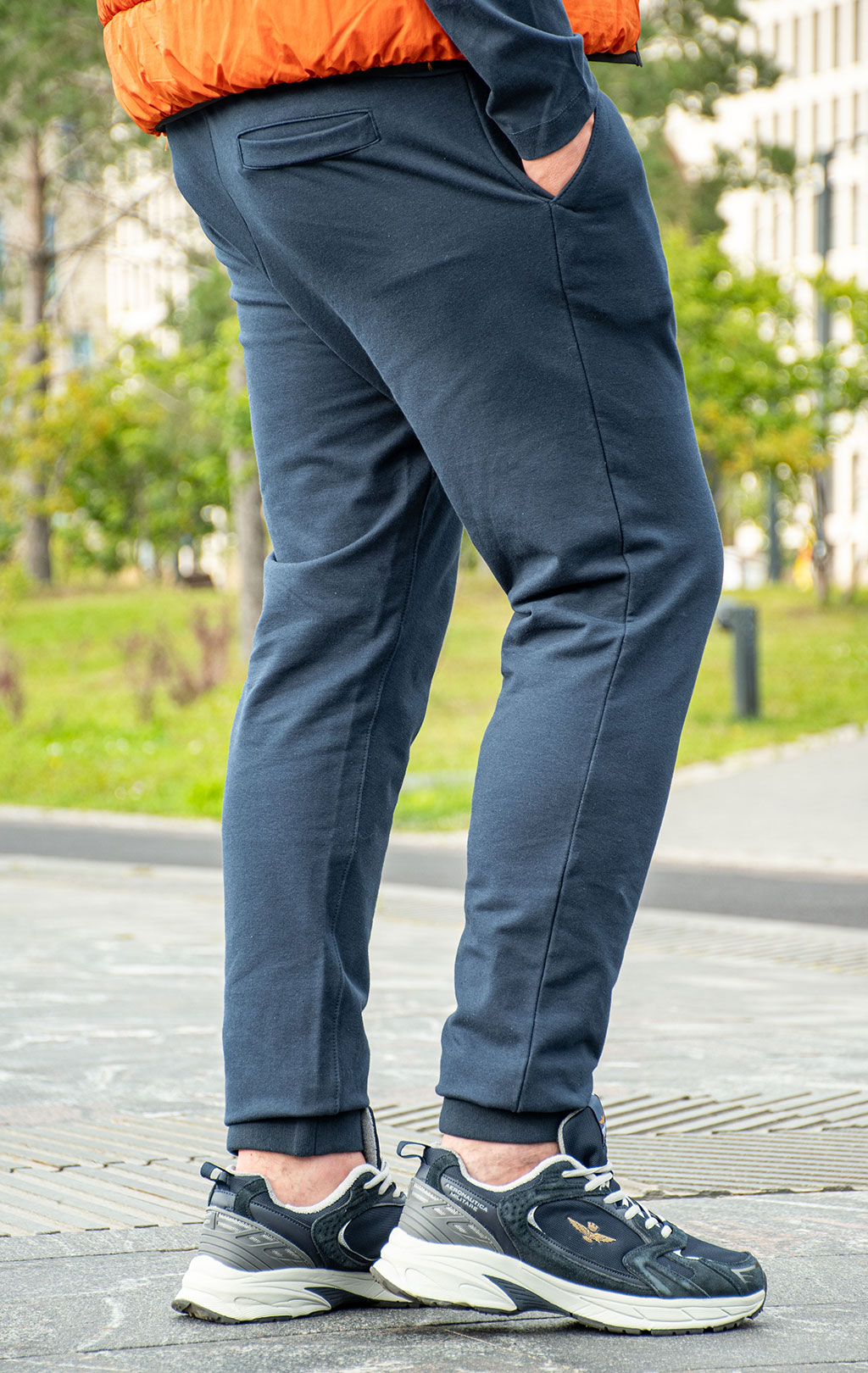 Брюки спортивные AERONAUTICA MILITARE big size FW 25/26/BD blue navy (PF 1008) 