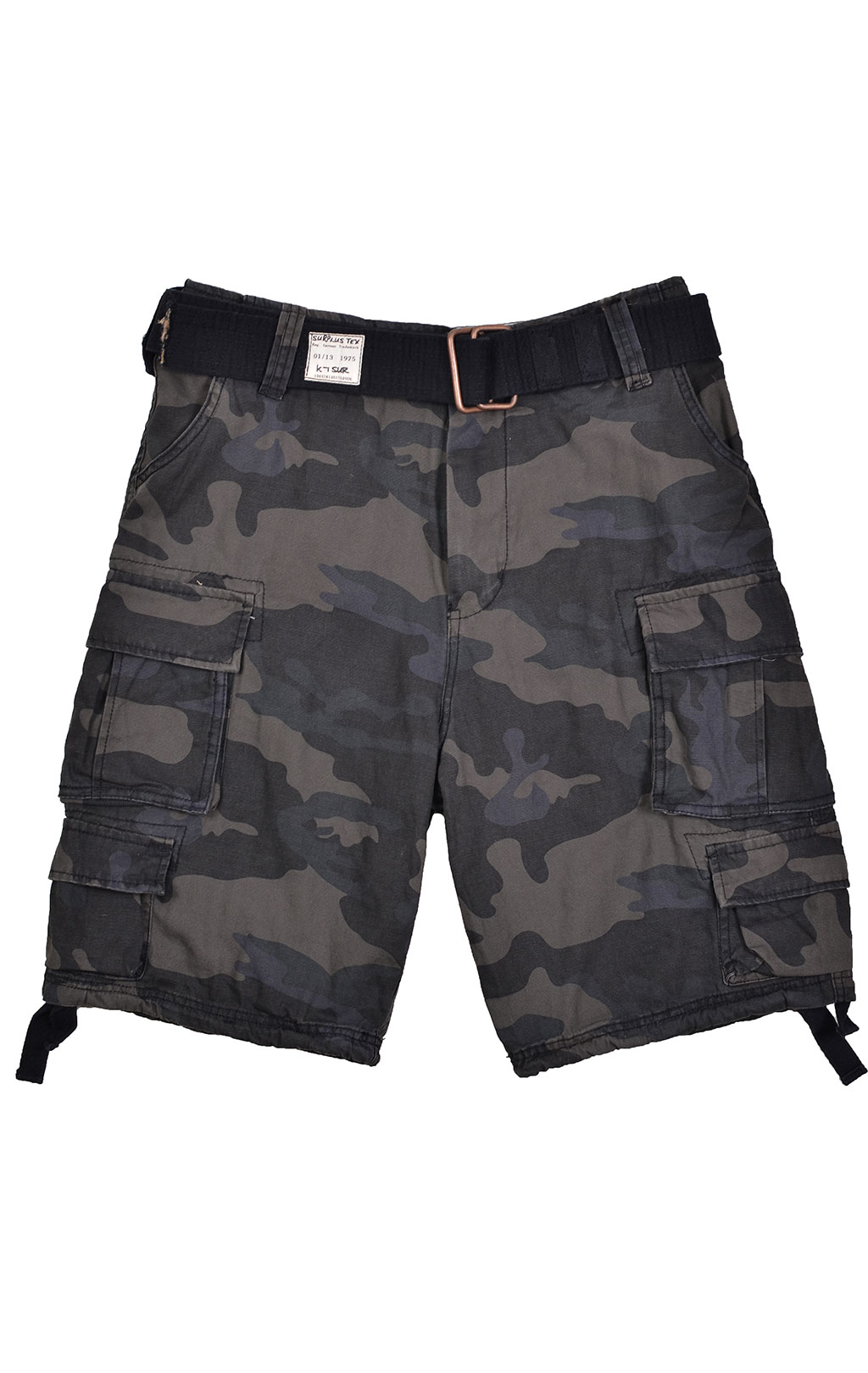 Шорты Surplus DIVISION big size camo black 