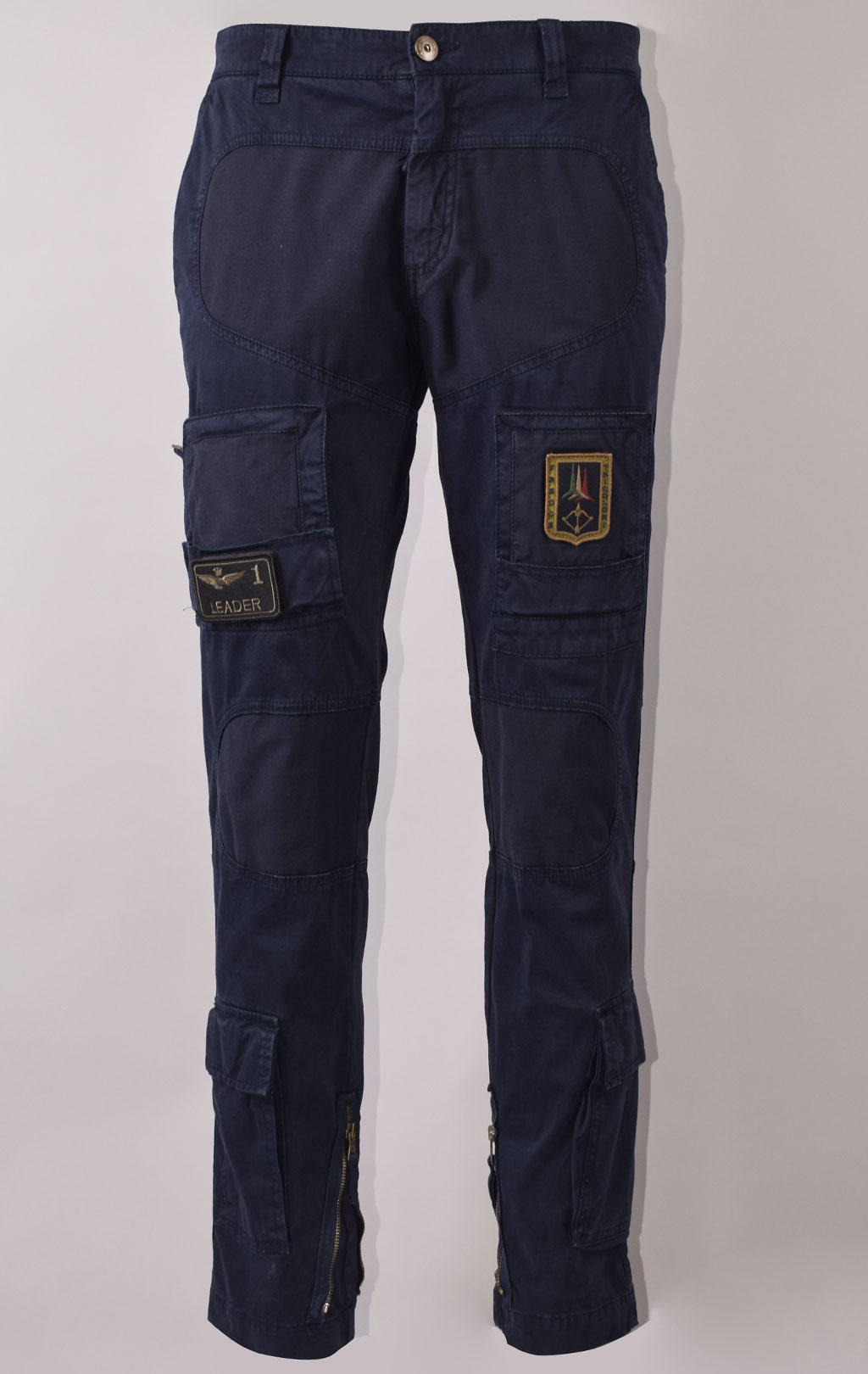 Брюки-карго AERONAUTICA MILITARE ANTI-G big size плотные FW 23/24/AL dark blue (PA 1557) 