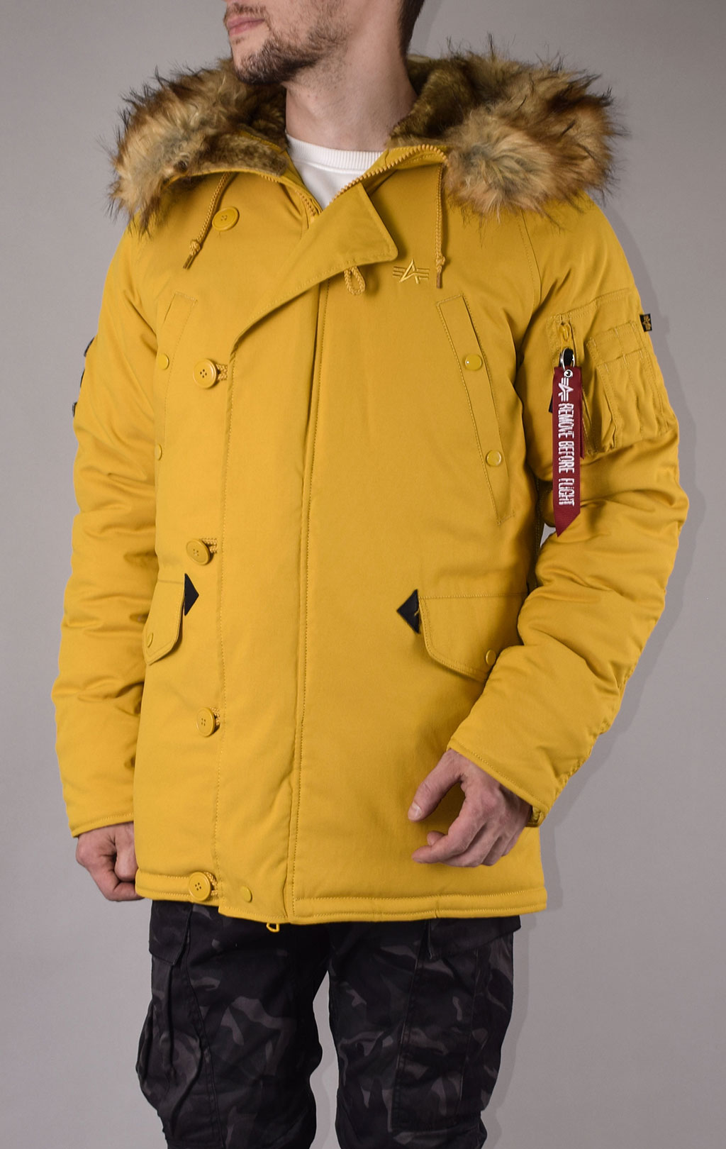 Аляска ALPHA INDUSTRIES EXPLORER mustard 