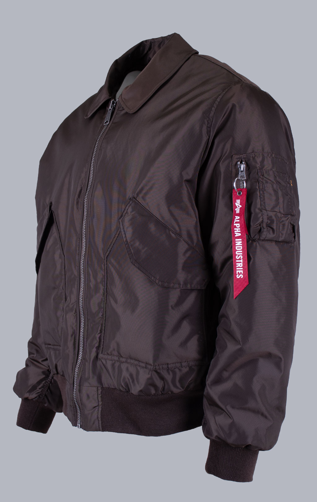 Куртка лётная ALPHA INDUSTRIES CWU 45/P RELAXED FIT FLIGHT JACKET (OXFORD) FW 26/27 hickory 